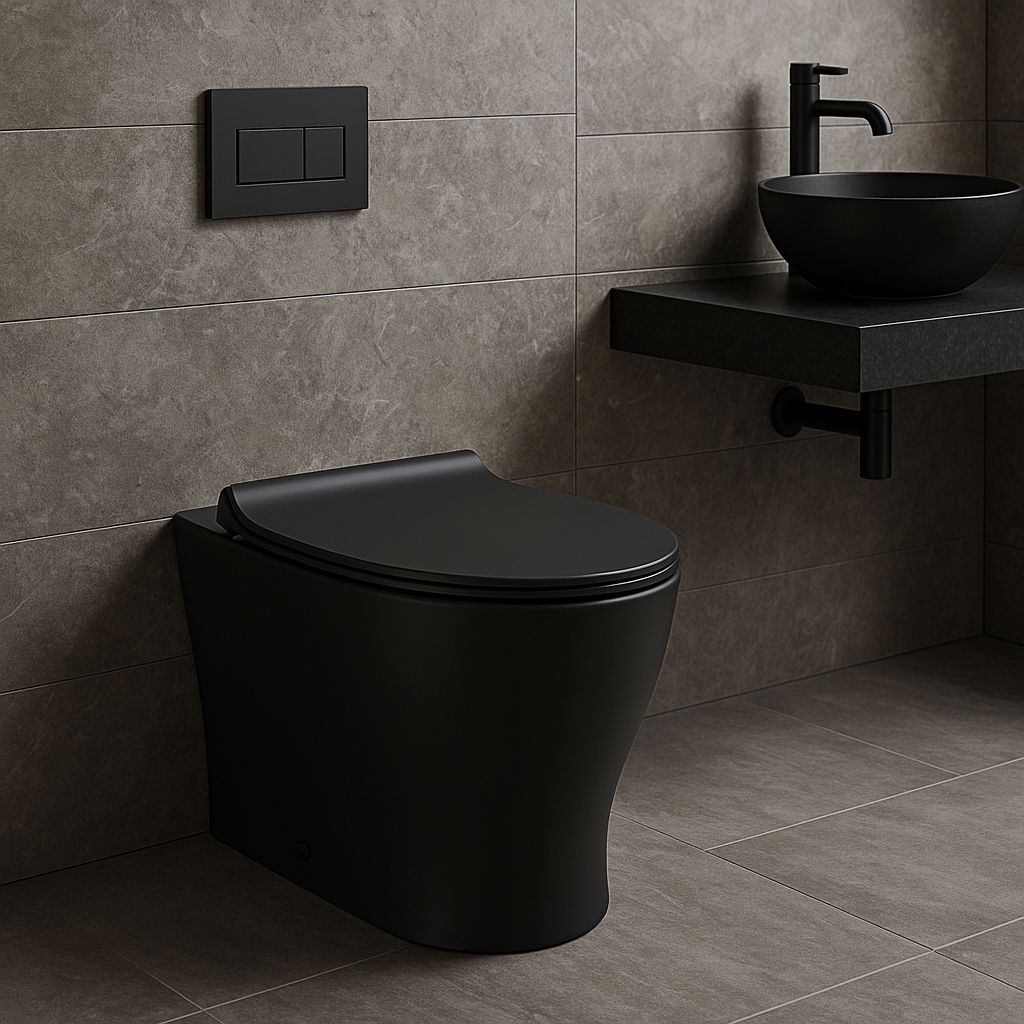 توالت فرنگی مشکی لوکس