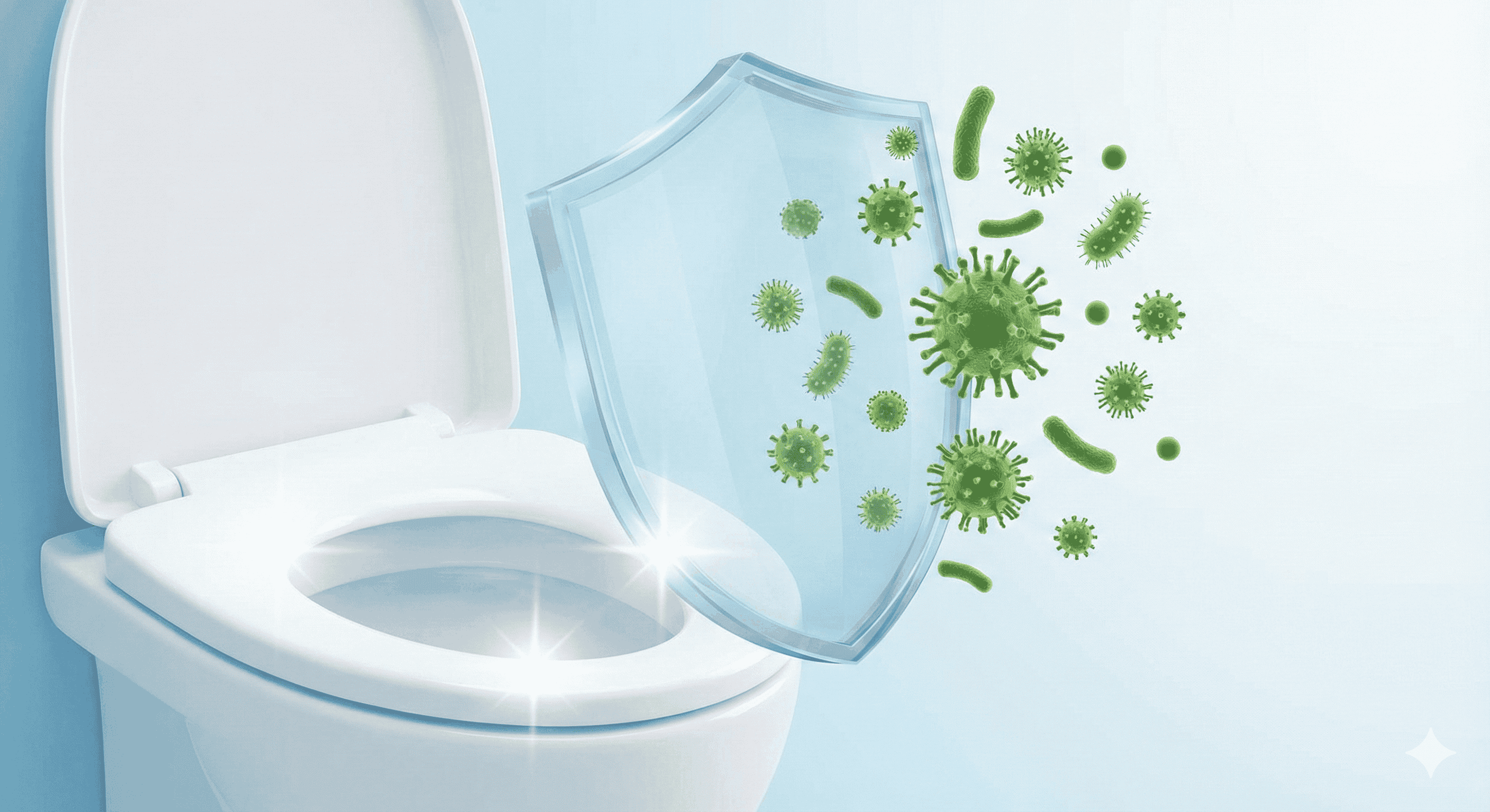 عملکرد آنتی باکتریال روکش یکبار مصرف توتولت در جلوگیری از انتقال آلودگی و ویروس‌ها در سرویس بهداشتی
